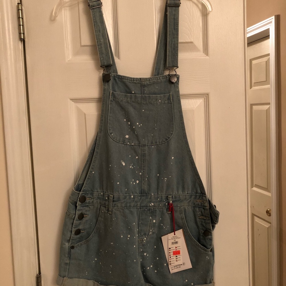 Denim overalls